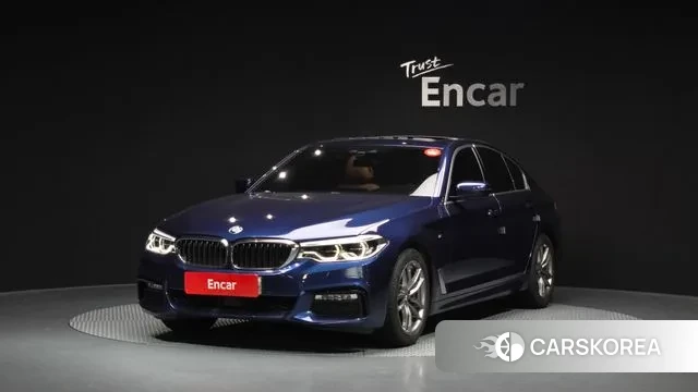 BMW 5 Series (G30) 2018 Синий из Кореи