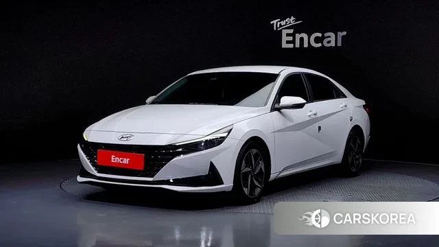Hyundai Avante (CN7) 2020 Белый из Кореи