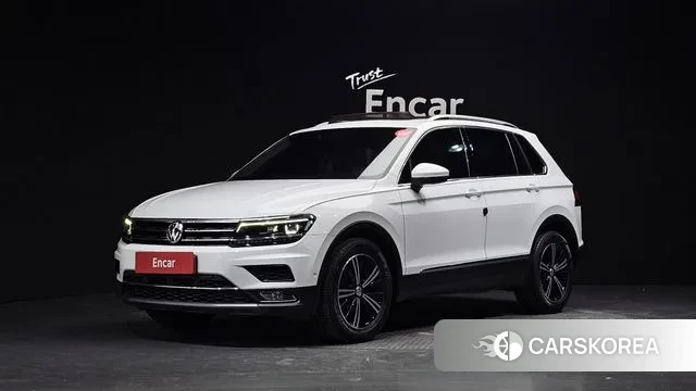 Volkswagen Tiguan second Generation 2019 Белый из Кореи