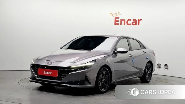 Hyundai Avante Hybrid (CN7) 2020 Серебристо-серый из Кореи