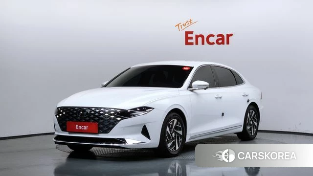 Hyundai The New Grandeur IG Hybrid 2021 Белый из Кореи
