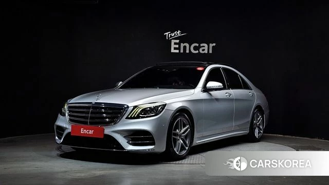 Mercedes-Benz S-Class W222 2018 Серебристо-серый из Кореи