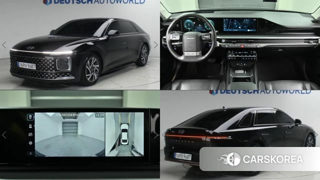Hyundai Grandeur Hybrid (GN7) 2023 Черный из Кореи