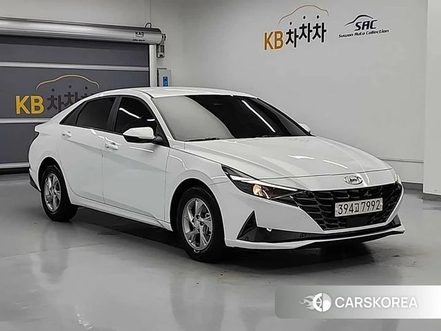 Hyundai Avante (CN7) 2020 Белый из Кореи