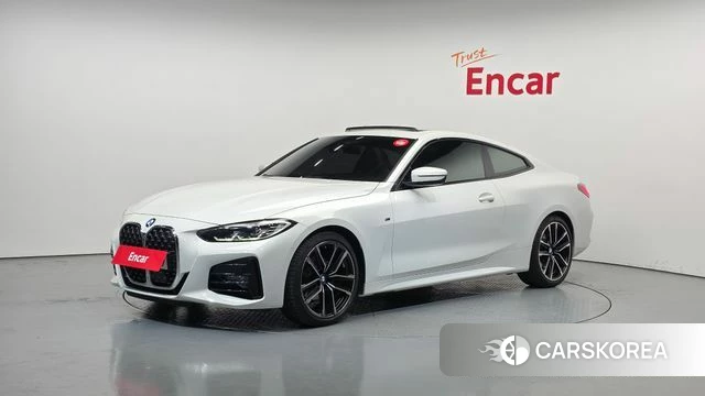 BMW 4 Series (G22) 2023 Белый из Кореи