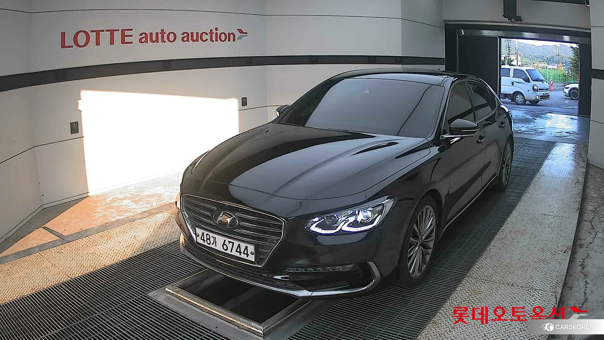 Hyundai Grandeur 2018 Черный из Кореи