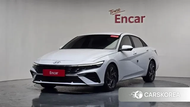 Hyundai The New Avante (CN7) 2023 Белый из Кореи