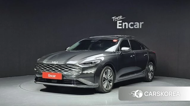 Kia K8 Hybrid 2023 Серый из Кореи