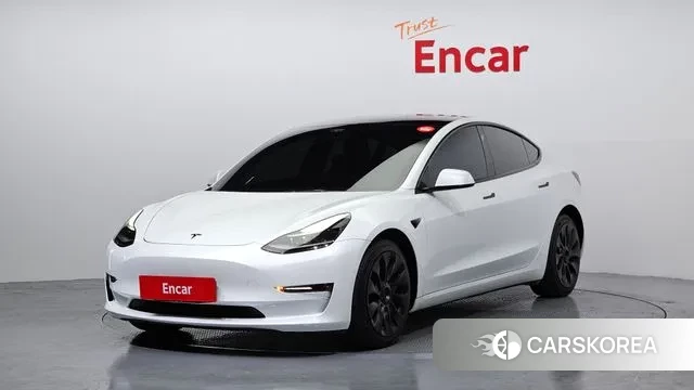 Tesla Model 3 2022 Белый из Кореи