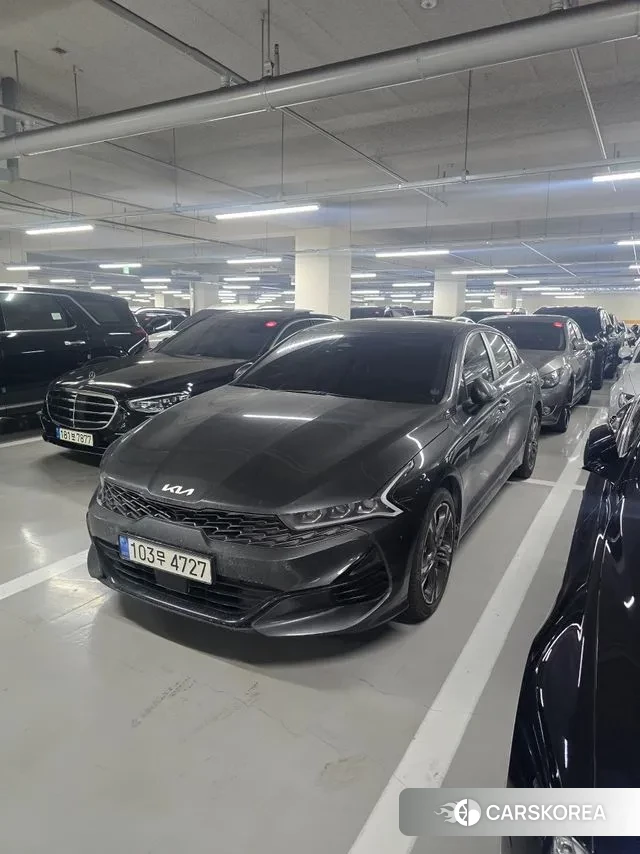 Kia K5 3rd generation 2022 Серый из Кореи