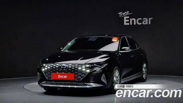 Hyundai The New Grandeur IG Hybrid 2021 Черный из Кореи