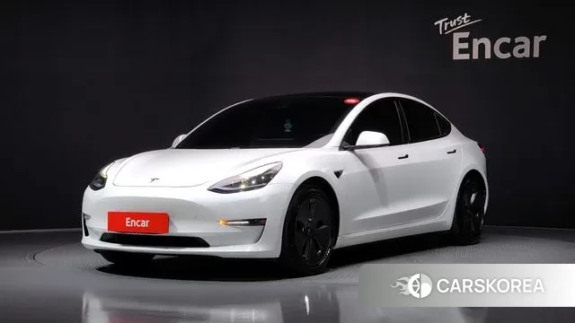 Tesla Model 3 2021 Белый из Кореи