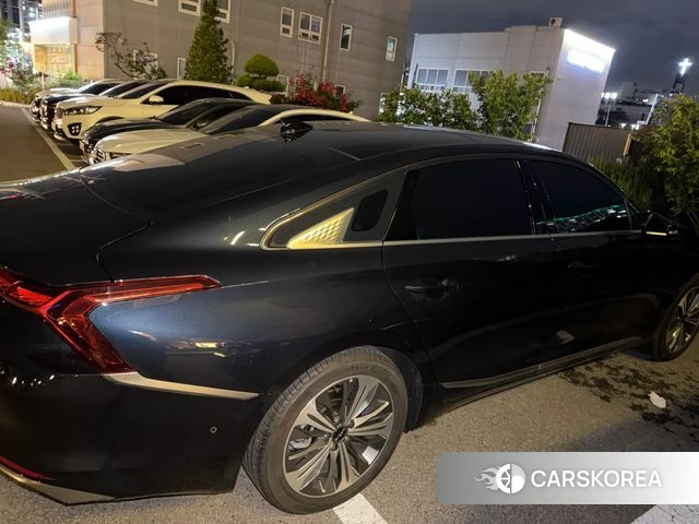 Kia K8 Hybrid 2023 Синий из Кореи