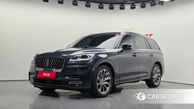 Lincoln Aviator 2nd generation 2021 Синий из Кореи