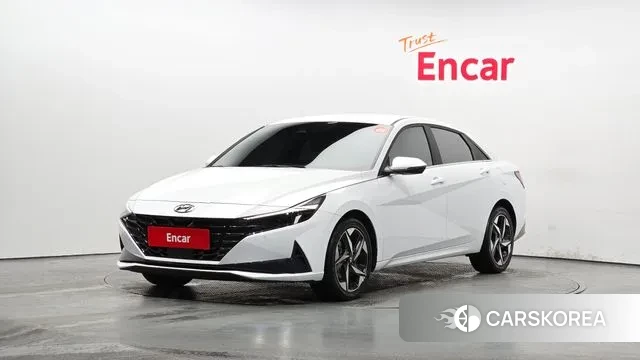 Hyundai Avante (CN7) 2023 Белый из Кореи