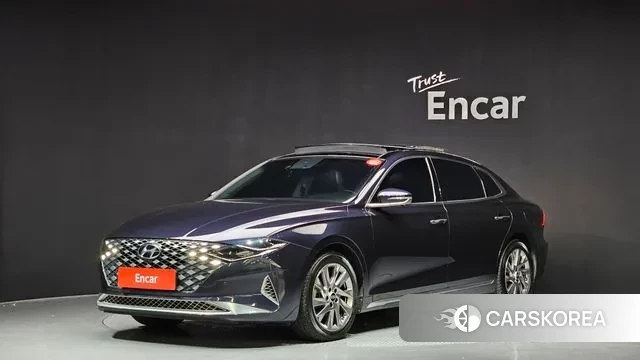 Hyundai The New Grandeur IG Hybrid 2021 Синий из Кореи