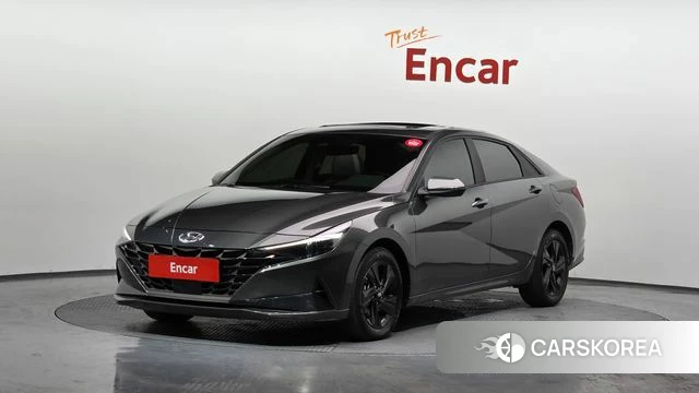 Hyundai Avante (CN7) 2022 Серый из Кореи