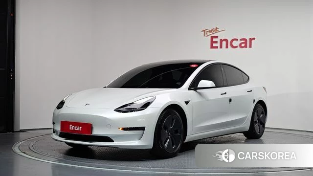 Tesla Model 3 2022 Белый из Кореи