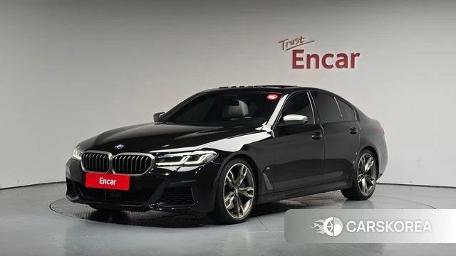 BMW 5 Series (G30) 2021 Черный из Кореи