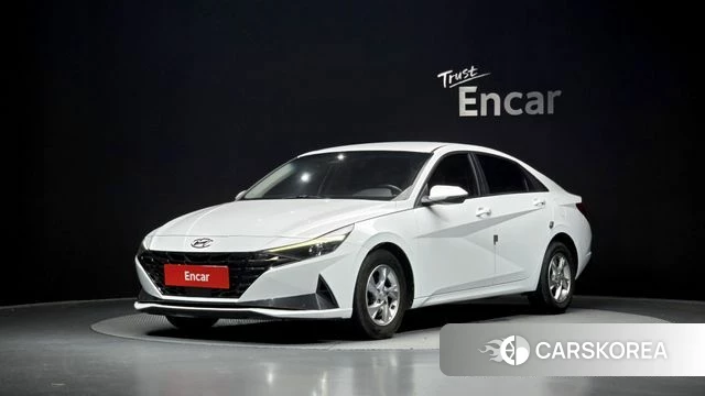 Hyundai Avante (CN7) 2021 Белый из Кореи