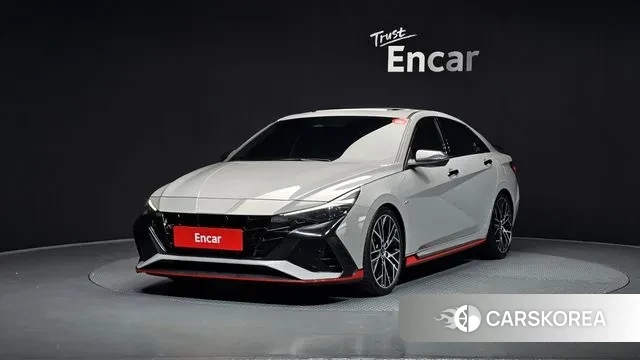 Hyundai Avante (CN7) 2022 Серебристо-серый из Кореи