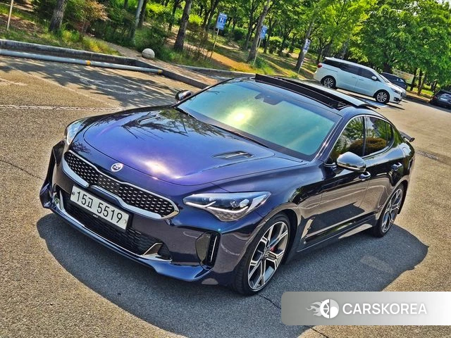 Kia Stinger 2018 Синий из Кореи