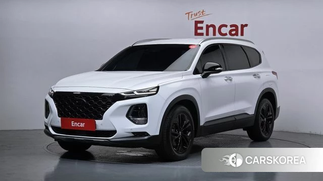 Hyundai Santa Fe TM 2019 Белый из Кореи
