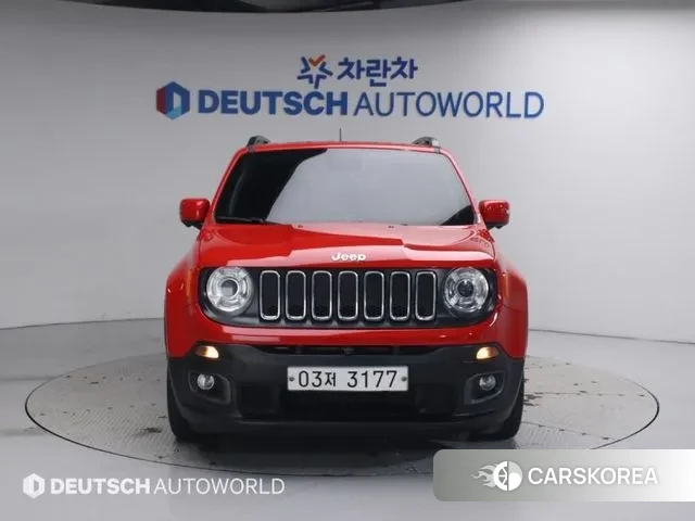 Jeep Renegade 2018 Красный из Кореи