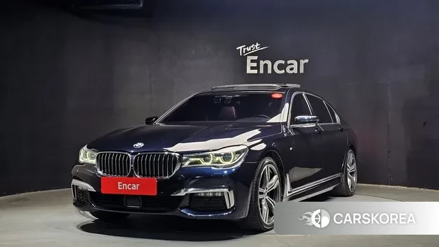 BMW 7 Series (G11) 2018 Черный из Кореи