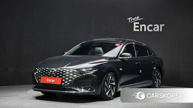 Hyundai The New Grandeur IG Hybrid 2020 Черный из Кореи