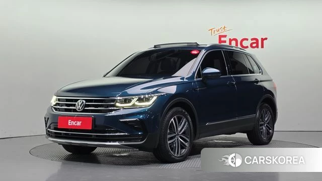 Volkswagen Tiguan second Generation 2023 Синий из Кореи