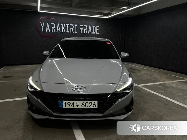 Hyundai Avante (CN7) 2021 Серебряный из Кореи