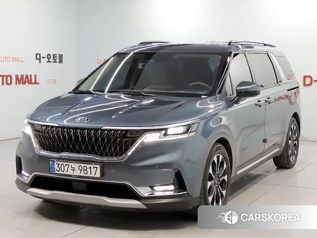 Kia Carnival 4th generation 2020 Небесно-голубой из Кореи