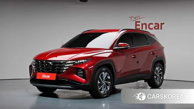 Hyundai Tucson Hybrid (NX4) 2020 Красный из Кореи
