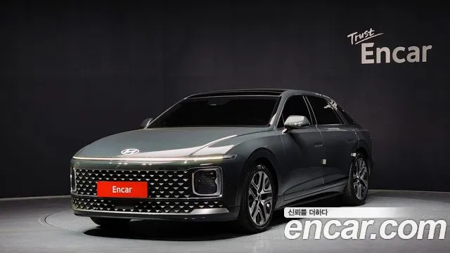 Hyundai Grandeur Hybrid (GN7) 2023 Зеленый из Кореи