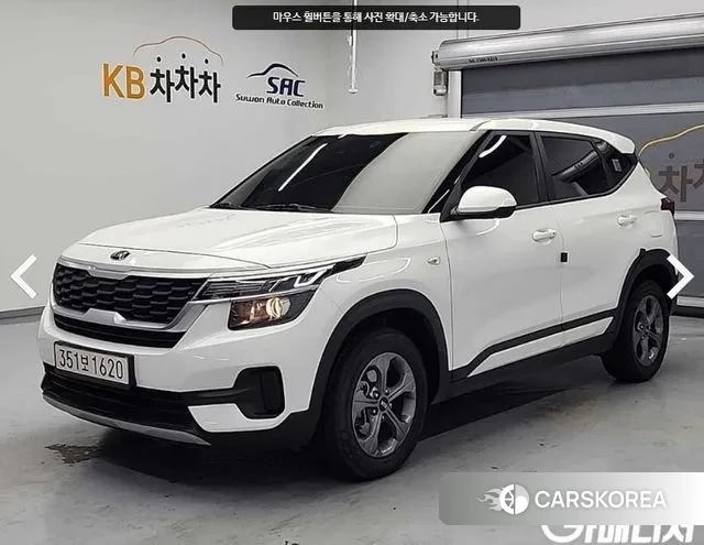 Kia Seltos 2021 Белый из Кореи