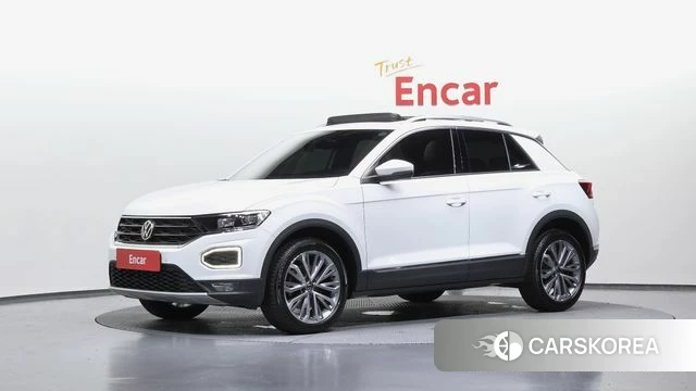 Volkswagen T-Roc 2021 Белый из Кореи
