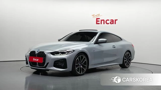 BMW 4 Series (G22) 2023 Серебристо-серый из Кореи