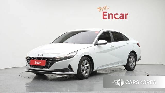 Hyundai Avante (CN7) 2021 Белый из Кореи