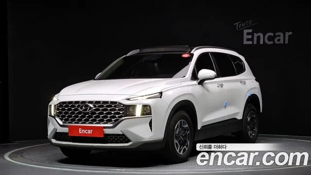 Hyundai The New Santa Fe 2021 Белый из Кореи
