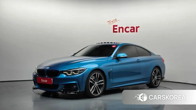 BMW 4 Series (F32) 2018 Синий из Кореи