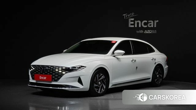 Hyundai The New Grandeur IG Hybrid 2021 Белый из Кореи