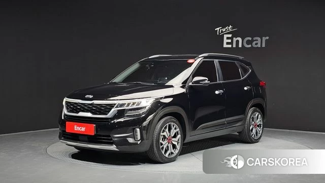 Kia Seltos 2019 Черный из Кореи