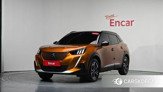 Peugeot e-2008 second generation 2021 Оранжевый из Кореи