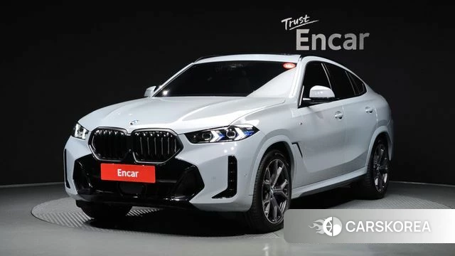 BMW X6 (G06) 2023 Серебристо-серый из Кореи