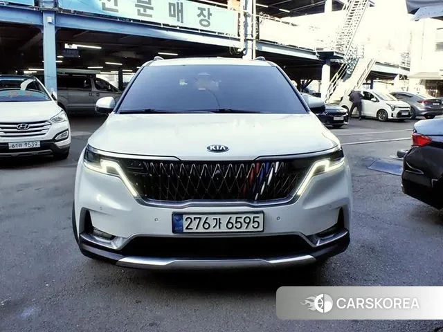 Kia Carnival 4th generation 2021 Белый из Кореи