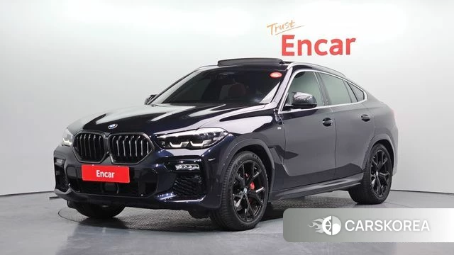 BMW X6 (G06) 2021 Черный из Кореи