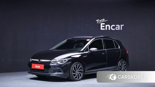 Volkswagen Golf 8th Generation 2023 Черный из Кореи