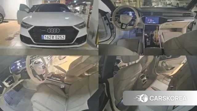 Audi A7 (4K) 2021 Белый из Кореи
