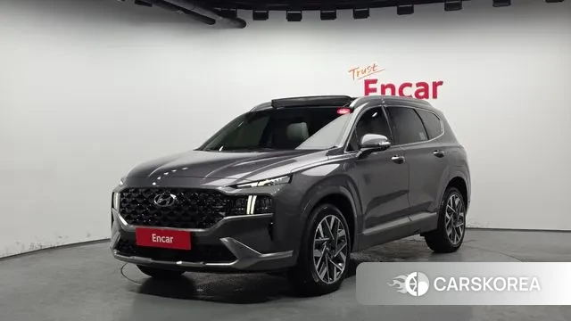 Hyundai The New Santa Fe 2022 Серый из Кореи